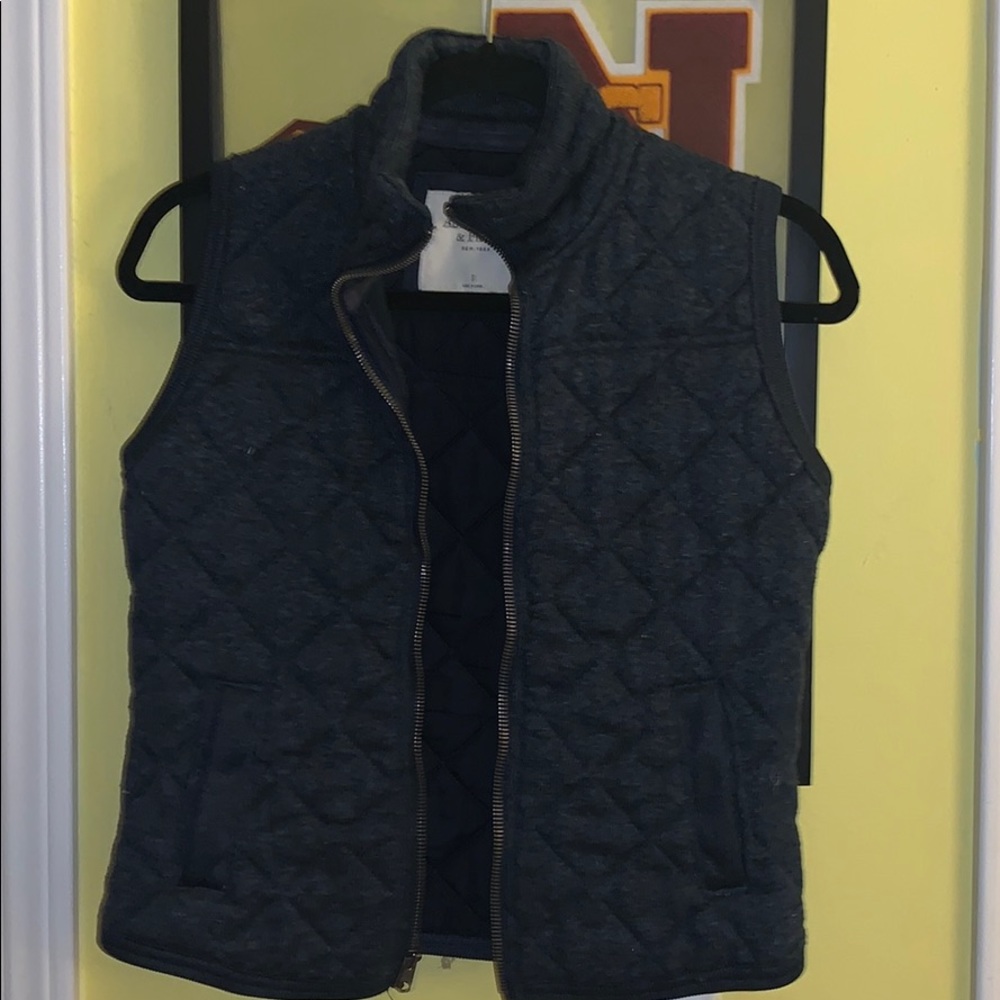 Abercrombie Navy Blue Vest